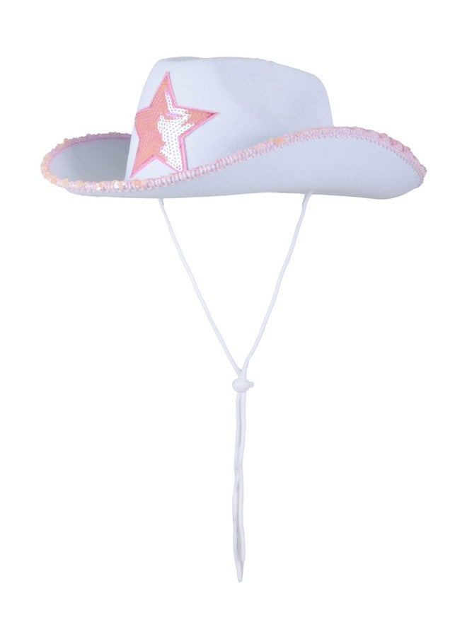 LEMONSODA Cowboy Hats - Western Cowgirl Hats for Women (White Cowgirl Hat) - Image 1